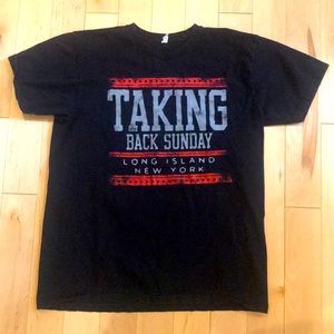 Taking Back Sunday - Size L Black T-Shirt